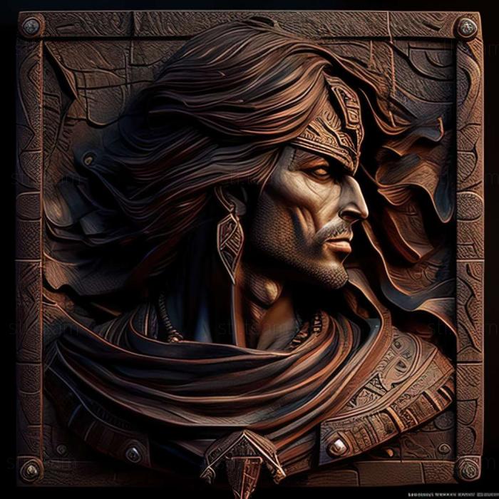 3D модель Prince of Persia Warrior в грі (STL)